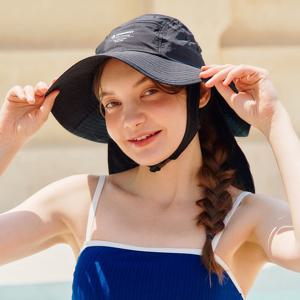 와이드 비치 플랩캡 여름 자외선차단 모자 등산 물놀이 남성 여성 썬캡