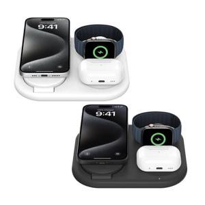 Qi2 3in1 15W 마그네틱 폴더블 무선 충전 스탠드 패드 WIZ029