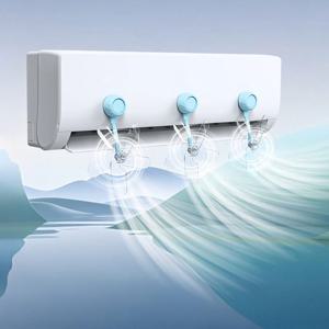 간편설치 무동력 에어컨 공기순환팬 바람개비 효율냉방 실링팬순환팬