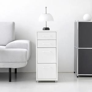 4단서랍장 철제 이동식수납장 거실 침실 사무실용