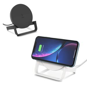 벨킨 10W 무선 충전 스탠드 + QC 어댑터 WIB001kr