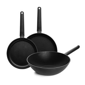 독일 WOLL 볼 에코라이트 후라이팬 웍 종 라지세트 (팬24cm 팬28cm 웍30cm)
