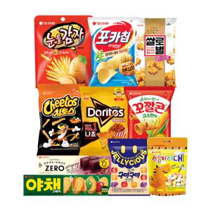 과자선물세트(포카칩,치토스,도리토스,눈을 감자 등) 10종
