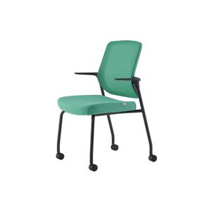 보나 학생 공부 책상 의자 VN44A 블랙 플로팅 팔걸이 바퀴 타입