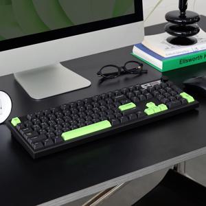 AS104 유무선 블루투스 게이밍 기계식 키보드 네온 블랙