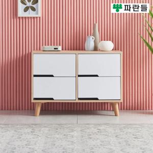 파란들가구 785 2칸 2단서랍장 서랍장 2단수납장 서랍수납장