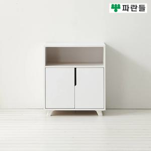 파란들가구 양문 600 낮은 도어수납장 다용도수납장 장식장