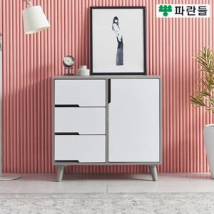 파란들가구 785 콤비 3단서랍장 서랍장3단 다용도수납장