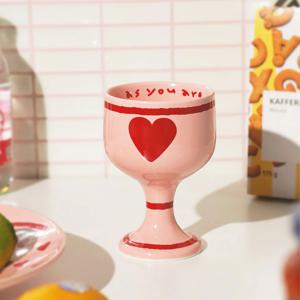 [오집단독! NEW] 핑크에디션 하트 와인잔 2P세트 (선물포장)