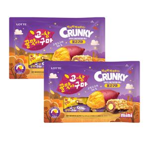 크런키 더블크런치바미니 꿀고구마 275g x 2개