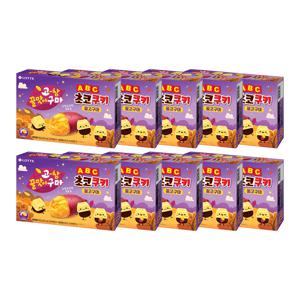 ABC 초코쿠키 꿀고구마 130g x 10개