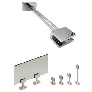 샤워부스 받침대 유리지지대 50/70/100/150/200/300mm 알루미늄 유리브라켓