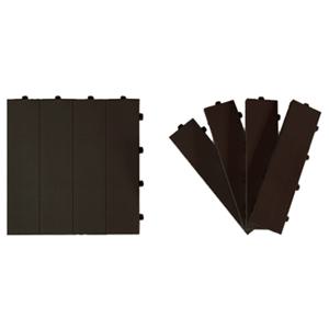 층간소음 방지 테크타일 매트 다크브라운 1P