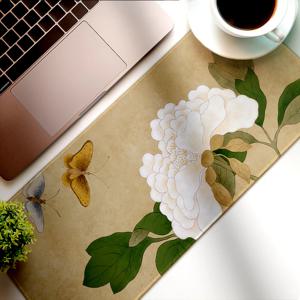 심연 흰색화접도 논슬립 와이드 데스크매트 장패드 책상덮개