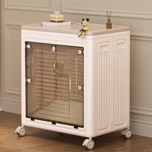 전면투명창 폴딩 리빙박스 150L 2개 이불정리함