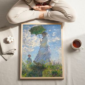 클로드 모네 명화 캔버스 포스터 108종/87. 양산을 든 여인