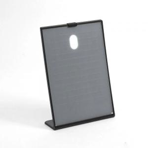 L자 세로형 아크릴 쇼케이스(A5) (블랙) POP꽂이