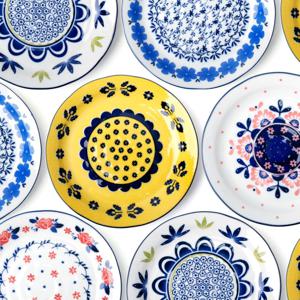 플로니아 폴란드 접시 5P (7.5) 수입 식기 그릇 폴로니아