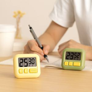 무소음 디지털 타이머 2color 데스크 책상 주방 쿠킹 스탑워치 수능 수험생