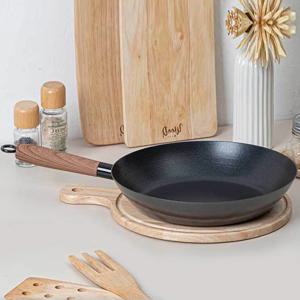 위생적인 불소수지코팅 무쇠 IH 프라이팬 28cm