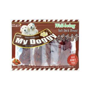 마이도기 잘먹는 강아지대용량간식 300g 오리꽈배기