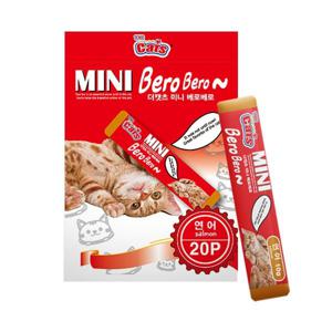 고양이츄르 고양이파우치 간식 미니베로베로 20p 연어