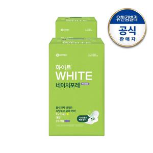 화이트 네이처포레 (24년형) 맥시슬림 날개 대형 28px2팩