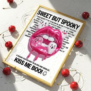 Hyperpop Dreams 실버 캔버스 포스터 10종/04.Kiss Me Boo