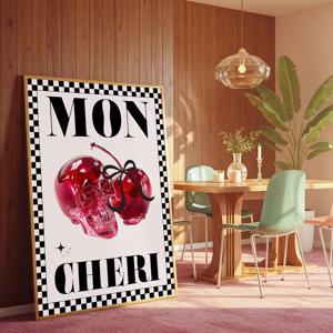 Hyperpop Dreams 실버 캔버스 포스터 10종/06.Mon Cheri