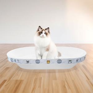 고양이 눕기 편한 원형&타원형 프리미엄 B골 스크래쳐 크라프트