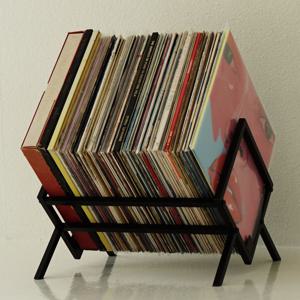 LP수납장 보관함 랙 LP판 장식장 매거진랙, Stand 블랙