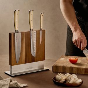 아카시아 원목, 에벤 나이프 홀더 (부착형)