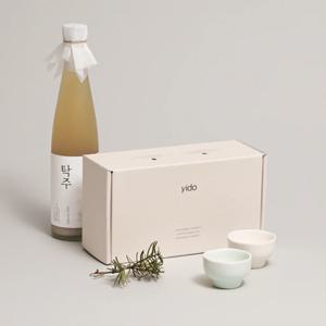 소담잔 세트 2P (2 colors) (선물포장) 술잔 답례품 사케잔