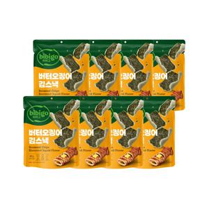 비비고 버터오징어 김스낵 40g x8개