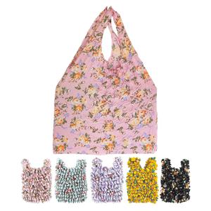 [1+1] 보떼가든 다담아 링클백 사이즈확장 플리츠 꽃무늬 가방 컬러5종 (조합형)