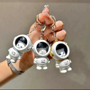 고양이 곰돌이 우주비행사 키링 LED 야광 백참 가꾸 백꾸 가방참 참고리 키홀더 자동차