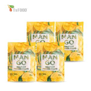 냉동 망고 하프컷 1kg X 4개