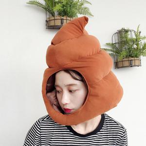 똥 스티커사진관 모자 파티 동물모자 인형 인싸템