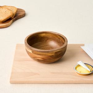 아카시아 딥우드 볼 13cm