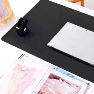 블랙 90X45 와이드 데스크매트 보호매트 책상깔판
