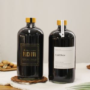 1L 돔 더치 병 1000ml 1개 커피 유리 병