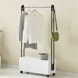 좁은방 매장용 수납형 이동 행거 800 2가지 색상