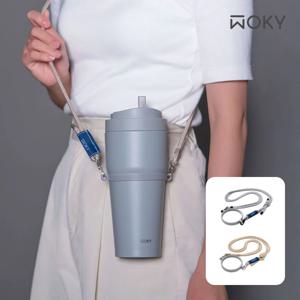 워키 텀블러 스트링 스트랩 물병 어깨끈 홀더 2컬러