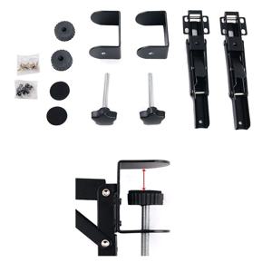 무타공 접이식 경첩 책상 연장 접이형 선반대 2개1세트