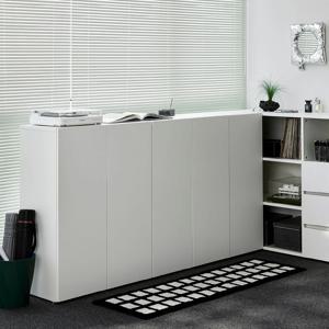 블랭크 수납장 도어세트형 3단 120cm(매장가구)