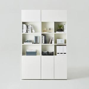 블랭크 책장용 2단도어 60cm(매장가구)
