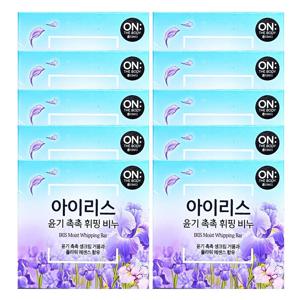 온더바디 촉촉 휘핑비누 세안비누 90gx10개 / 아이리스향