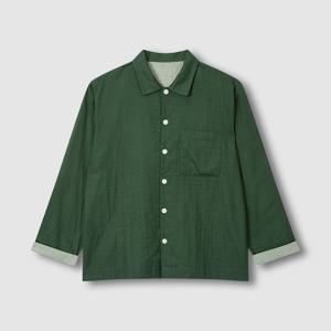 남 이중지 롤업 파자마 셔츠 (3 sizes)(3 colors)
