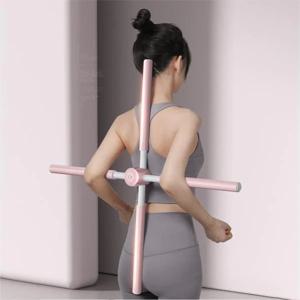 스트레칭봉 요가봉 십자봉 스틱 바른자세 척추 굽은 어깨 십자 요가봉 밸런스바