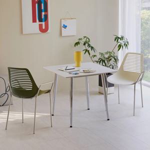 스칸디 제트라 팔걸이 크롬 800 2인 포세린 통 세라믹 식탁세트 3colors